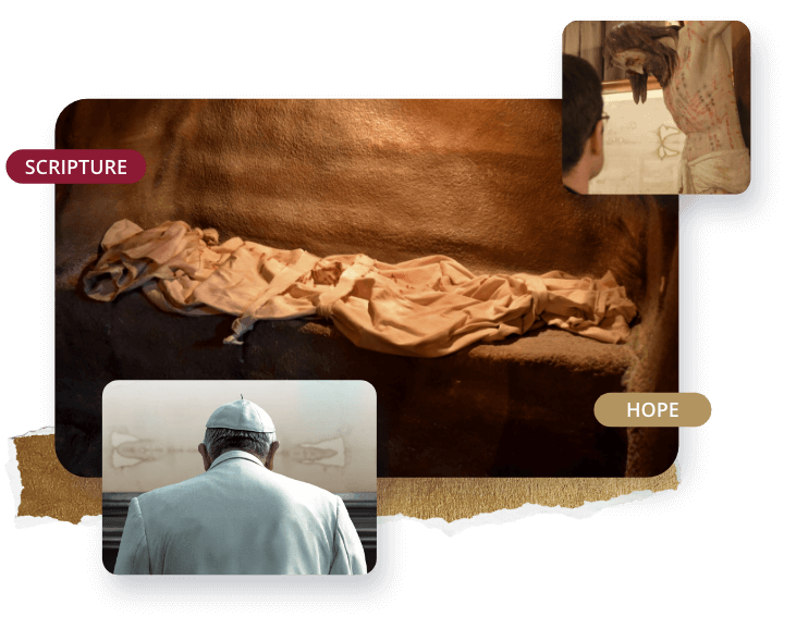 Replicas of burial cloths and the Shroud of Turin