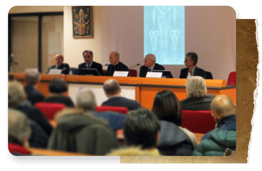 A panel of Shroud of Turin researchers give a presentation