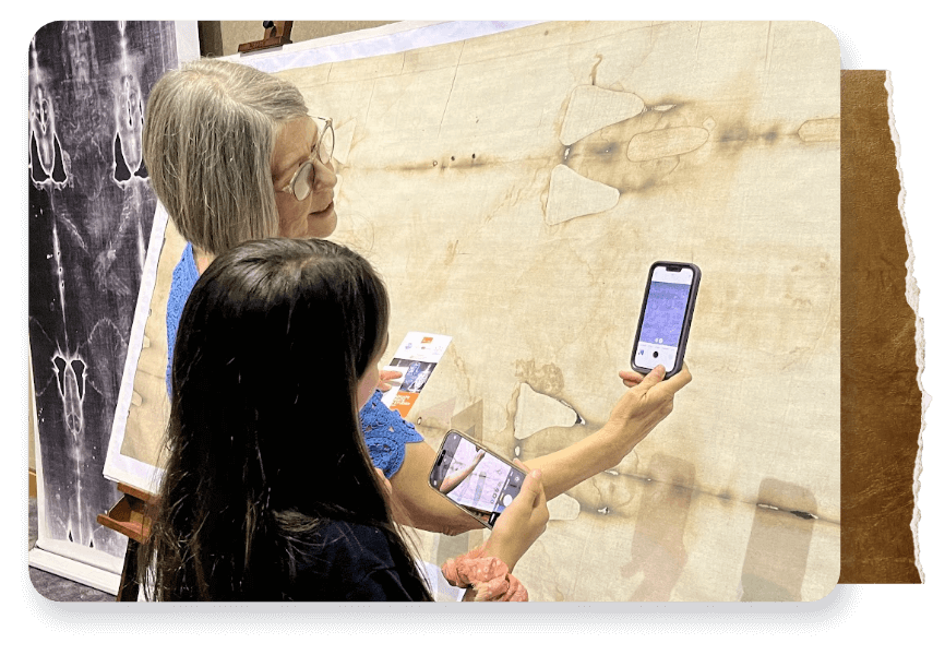 Shroud of Turin replica exhibit