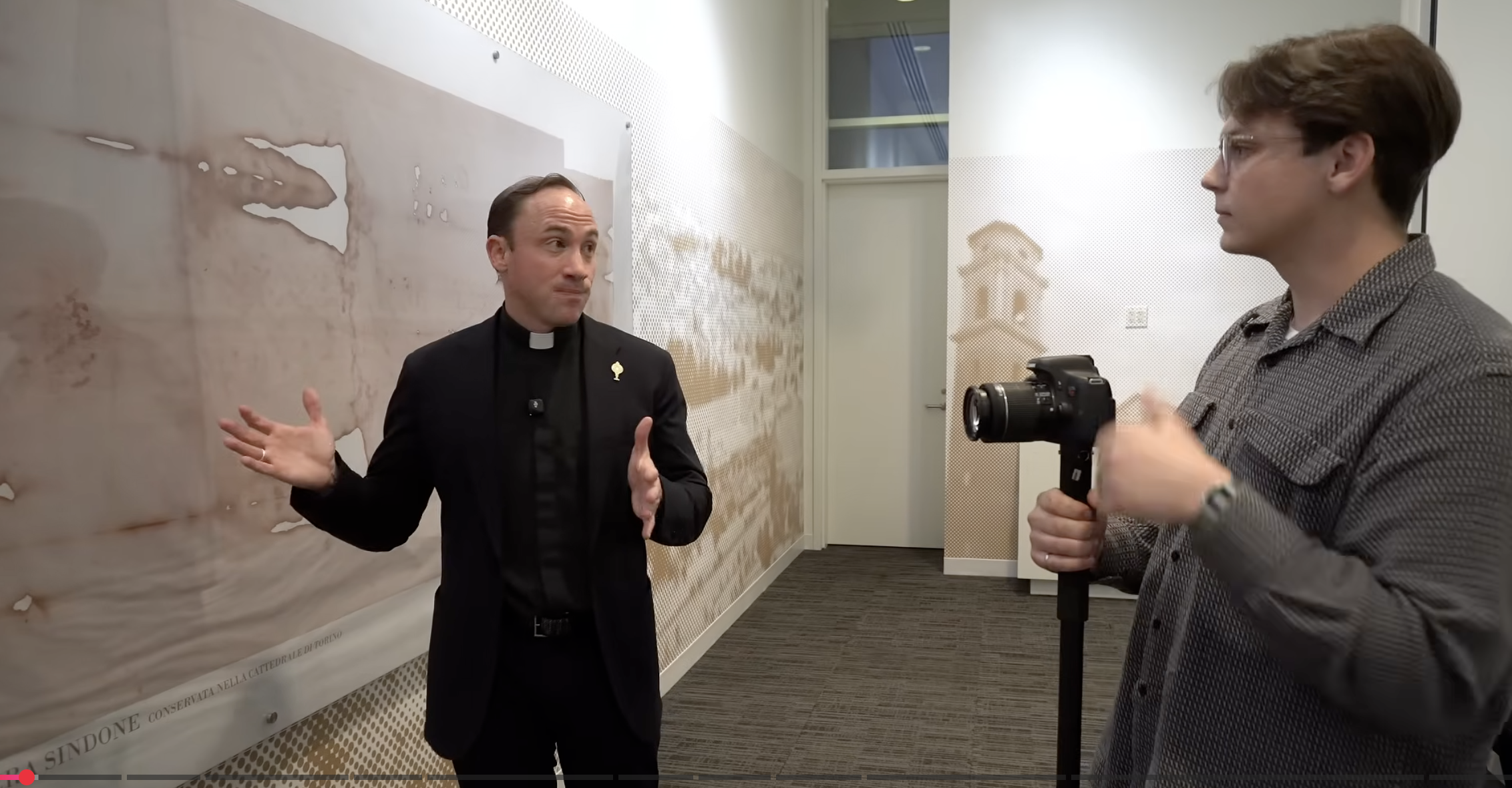 Tracing the Cross Othonia Shroud of Turin Exhibit